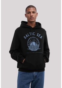 F4NT4STIC Herren Kapuzenpullover "Baltic Sea Knut und Jan", schwarz, casual, Gr. XXL, Obermaterial: 80% Baumwolle, 20% Polyester, Pullover, Osteee