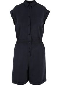 Urban Classics Damen Jumpsuit "Urban Classics Damen Ladies Viscose Twill Jumpsuit", schwarz, Gr. XS, unifarben, 69% Viskose, 31% Polyester, Overalls