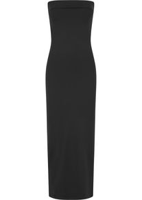 Urban Classics Damen Shirtkleid "Urban Classics Ladies Bandeau Midi Dress", schwarz, klassisch, Gr. 4XL, unifarben, 94% Polyamid, 6% Elasthan, Kleider