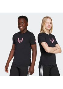 Kinder Trainingsshirt "Y MESSI N&N G T", schwarz, sportlich, Gr. 128, adidas Performance, Obermaterial: 100% Baumwolle, Shirts