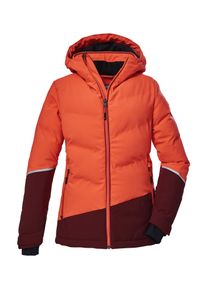 Killtec Kinder Skijacke "KSW 178 GRLS SKI QLTD JCKT", orange, sportlich, Gr. 140, Oberstoff: 100% Polyester, Futter: 100% Polyester, Wattierung: 100%