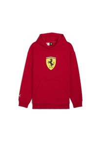 Puma Herren Hoodie "Scuderia Ferrari Sportswear Shield Hoodie Herren", rot, Gr. L, Obermaterial: 32% Polyester, 68% Baumwolle; Kapuzenfutter: 100%