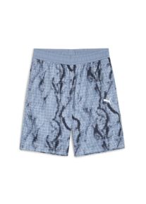 Puma Kinder Shorts "TRAIN ALL DAY Essentials Shorts Jungen", blau, Gr. 140, Obermaterial: 100% Polyester; Taschenfutter: 100% Polyester, Hosen