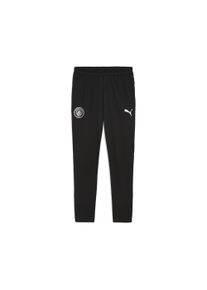 Puma Herren Sporthose "Manchester City Trainingshose Herren", schwarz, Gr. XS, Obermaterial: 100% Polyester; Taschenfutter: 100% Polyester; Besatz: