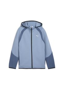 Puma Kinder Hoodie "Evostripe Reißverschluss-Hoodie Jungen", blau, Gr. 176, Obermaterial: 23% Polyester, 77% Baumwolle; Einsatz: 80% Baumwolle, 20%