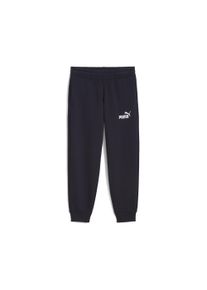 Puma Kinder Sporthose "ESS No. 1 Logo Fleece-Jogginghose Jungen", blau, Gr. 104, unifarben, Obermaterial: 66% Baumwolle, 34% Polyester; Rippe: 3%