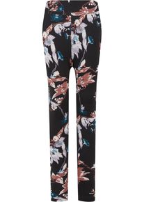 Urban Classics Mädchen Leggings "Urban Classics Damen Girls Soft AOP Leggings", schwarz, Gr. 146, 85% Polyester, 15% Elasthan, Hosen