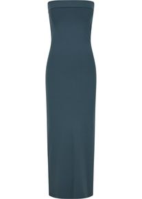 Urban Classics Damen Shirtkleid "Urban Classics Ladies Bandeau Midi Dress", grün, klassisch, Gr. 5XL, unifarben, 94% Polyamid, 6% Elasthan, Kleider