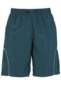 Urban Classics Herren Shorts "Urban Classics Piped Panel Trackshorts", grün, Gr. S, 100% Polyester, Hosen