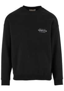 Herren Rundhalspullover "Another Cotton Lab Health and Sports Club Oversized Sweatshirt", schwarz, casual, Gr. XS, ANOTHER COTTON LAB, mehrfarbig,