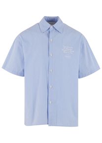 Herren Langarmhemd "Another Cotton Lab Another Short Sleeve Shirt", blau, Gr. XS, ANOTHER COTTON LAB, 100% Baumwolle, Hemden