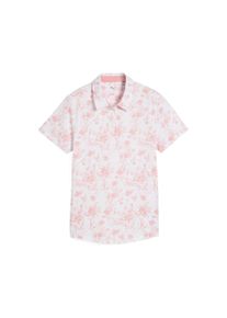 Puma Damen Poloshirt "CLOUDSPUN Toile Kurzärmeliges Polo Damen", pink, Gr. XXL, bedruckt, 94% Polyester, 6% Elasthan, Shirts