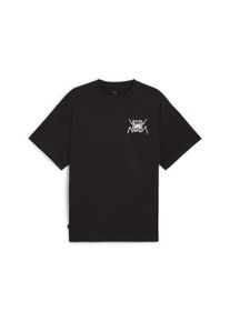 Puma Herren Trainingsshirt "Jaws Core Basketball-T-Shirt Herren", schwarz, Gr. S, clean, Obermaterial: 100% Baumwolle; Rippe: 30% Polyester, 70%