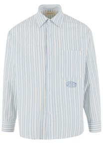 Herren Langarmhemd "Another Cotton Lab Oversized Button Shirt", blau, Gr. M, ANOTHER COTTON LAB, 100% Baumwolle, Hemden