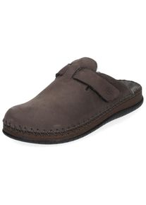 Rohde Herren Hausschuh "Rohde Hausschuhe Leder", Gr. 46, braun, Leder, casual, Schuhe