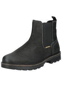 Camel Active Herren Schnürstiefelette "Camel Active Stiefelette Leder", Gr. 44, schwarz, Leder, casual, Schuhe