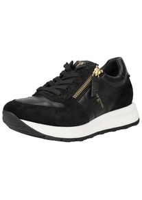 Paul Green Damen Sneaker "Paul Green Sneaker Leder", Gr. 40,5, schwarz, Leder, casual, Schuhe