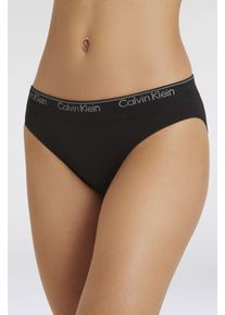 Damen Bikinislip "BIKINI", Calvin Klein Underwear, Gr. M, schwarz, Obermaterial: 83% Lyocell, 15% Polyamid, 2% Elasthan, unifarben, Unterhosen, mit