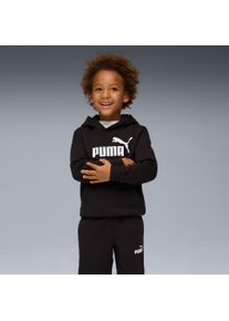 Puma Kinder Trainingsanzug "ESS NO.1 LOGO SWEAT SUIT FL PS", schwarz, sportlich, Gr. 122, bedruckt, Fleece, Obermaterial: 66% Baumwolle, 34%