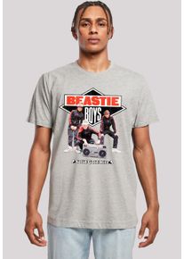 F4NT4STIC Herren T-Shirt "Beastie Boys", grau, casual, Gr. M, Obermaterial: 100% Baumwolle, Shirts, Streetwear Fashion