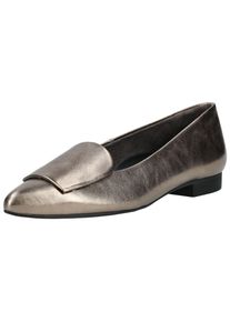 Paul Green Damen Ballerina "Paul Green Ballerinas Leder", Gr. 40,5, gold, Leder, casual, Schuhe