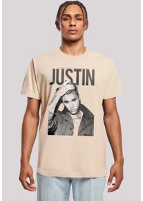 F4NT4STIC Herren T-Shirt "Justin Bieber", beige, casual, Gr. XXL, Obermaterial: 100% Baumwolle, Shirts, Streetwear Fashion