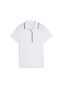Puma Damen Poloshirt "CLOUDSPUN Bridges Kurzärmeliges Golf-Polo Damen", weiß, Gr. XXL, clean, 94% Polyester, 6% Elasthan, Shirts