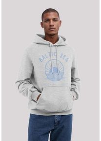 F4NT4STIC Herren Kapuzenpullover "Baltic Sea Knut und Jan", grau, casual, Gr. XL, Obermaterial: 80% Baumwolle, 20% Polyester, Pullover, Osteee