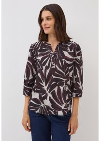 Cecil Damen Chiffonbluse, rot, casual, Gr. M, bedruckt, Web, 100% Baumwolle, Blusen, mit allover Print