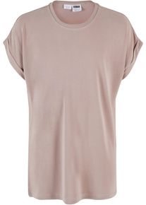 Urban Classics Mädchen T-Shirt "Urban Classics Damen Girls Modal Extended Shoulder Tee", rosa, casual, Gr. 158, unifarben, 77% Modal, 23% Polyester,