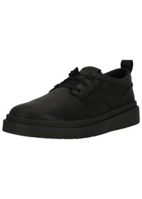 Clarks Herren Schnürschuh "Polden", Gr. 47, schwarz, Leder, klassisch, Schuhe, mit Schaumstoff-Fußbett