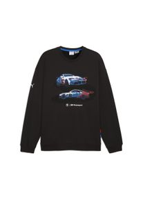 Puma Herren Sweatshirt "BMW M Motorsport Graphic Sweatshirt Herren", schwarz, Gr. S, Obermaterial: 34% Polyester, 66% Baumwolle; Rippe: 97%