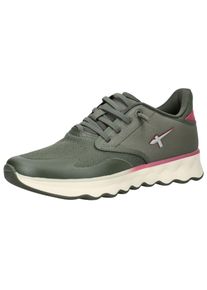 Tamaris Damen Sneaker "Tamaris Sneaker Lederimitat/Textil", Gr. 38, grün, Lederimitat, Textil, casual, Schuhe
