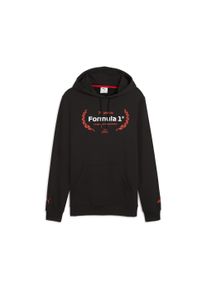 Puma Herren Hoodie "F1 Essentials Logo Graphic Hoodie Herren", schwarz, Gr. S, Obermaterial: 34% Polyester, 66% Baumwolle; Kapuzenfutter: 100%