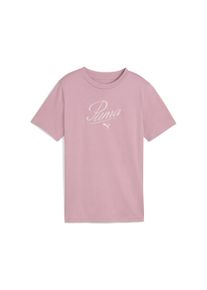 Puma Kinder T-Shirt "Essentials Script T-Shirt Mädchen"poised pink, Gr. 164, Obermaterial: 100% Baumwolle; Rippe: 80% Baumwolle, 20% Polyester, Shirts
