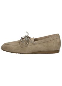 Paul Green Damen Bootsschuh "Paul Green Halbschuhe Veloursleder", Gr. 40,5, beige, Veloursleder, casual, Schuhe