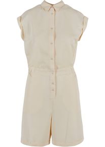 Urban Classics Damen Jumpsuit "Urban Classics Damen Ladies Viscose Twill Jumpsuit", beige, Gr. XS, unifarben, 69% Viskose, 31% Polyester, Overalls