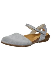 El Naturalista Damen Ballerina "El Naturalista Ballerinas Nubukleder", Gr. 36, blau, Nubukleder, casual, Schuhe