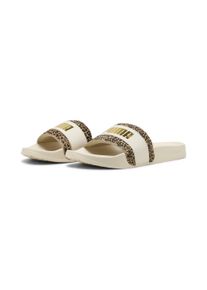 Puma Sandale "Leadcat 2.0 Animal Flair Slides Damen", Gr. 40,5, weiß, Obermaterial: Synthetik, Fell / Fur; Futter: Textil; Innensohle: Synthetik;