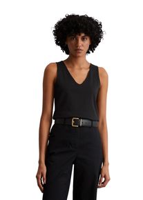 Marc O'Polo MARC O'POLO Damen T-Shirt "aus Organic-Cotton-Stretch-Jersey", schwarz, casual, Gr. M, unifarben, Obermaterial: 96% Baumwolle, 4% Elasthan, Shirts