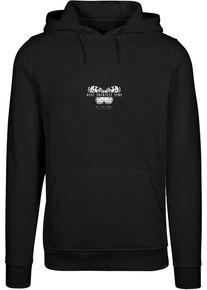 MisterTee Herren Kapuzensweatshirt "MisterTee Herren Give Yourself Time Hoody", schwarz, Gr. XL, bedruckt, 65% Baumwolle, 35% Polyester, Sweatshirts