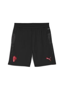 Puma Herren Sporthose "AC Milan Trainingsshorts Herren", rot, Gr. XL, bedruckt, Obermaterial: 100% Polyester; Besatz: 89% Polyester, 11% Elasthan;