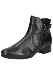 Gabor COMFORT Damen Stiefelette "Gabor Comfort Stiefelette Nappaleder", Gr. 38,5, schwarz, Nappaleder, casual, Schuhe