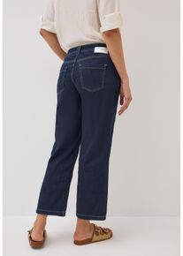 Street One Damen Loose-fit-Jeans, blau, casual, Gr. 34, unifarben, Jeans, 78% Baumwolle, 20% Polyester, 2% Elasthan, Jeans, High Waist