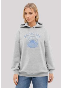 F4NT4STIC Damen Kapuzenpullover "Baltic Sea Knut und Jan", grau, casual, Gr. M, Obermaterial: 80% Baumwolle, 20% Polyester, Pullover, Osteee
