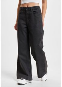 DEF Damen Bequeme Jeans "DEF DEF Trip Baggys", schwarz, casual, Gr. L, unifarben, 100% Baumwolle, Jeans