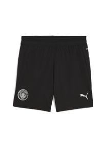 Puma Kinder Sporthose "Manchester City Trainingsshorts Jugendliche", schwarz, Gr. 128, Obermaterial: 100% Polyester; Besatz: 89% Polyester, 11%