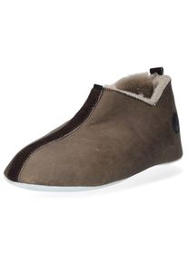 Shepherd Herren Hausschuh "Shepherd Hausschuhe Lammfell", Gr. 43, grau, Lammfell, casual, Schuhe