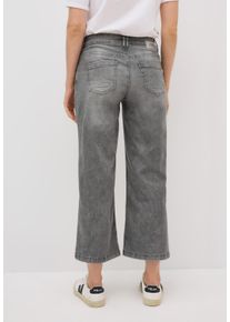 Cecil Damen Loose-fit-Jeans, grau, casual, Gr. 29, unifarben, Jeans, 78% Baumwolle, 20% Polyester, 2% Elasthan, Jeans, High Waist
