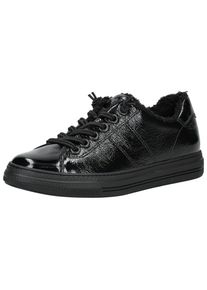 Paul Green Damen Sneaker "Paul Green Sneaker Leder", Gr. 42,5, schwarz, Leder, casual, Schuhe